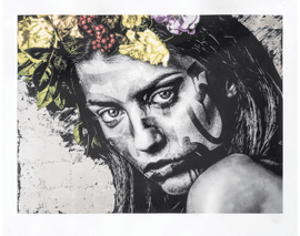 Artwork - Cold Tenderness (White Gold Leaf)