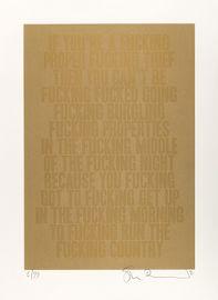 Artwork - Fucking Thief (Golden Words)