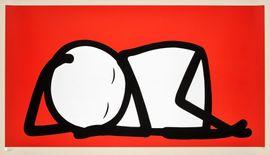 Artwork - Sleeping Baby (Red)