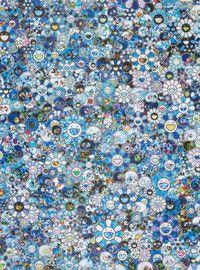 Artwork - Blue Flower & Skulls