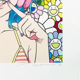 https://cdn.fairart.io/thumbnail_Takashi_Murakami_Blue_hair_pink_headphones_w_MF_2_c1602ea698.webp - 1