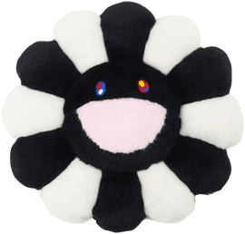 Flower Plush (Black/White - Small)