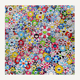 Artwork - Flowers with Smily Faces