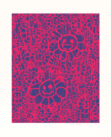 Flowers Black Pink A