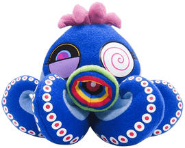 Artwork - Octopus Mini Plush (Blue)