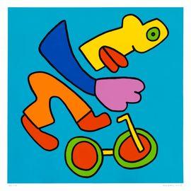 Artwork - BMX Racing (Blue)