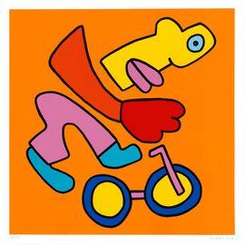 Artwork - BMX Racing (Orange)