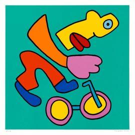 Artwork - BMX Racing (Teal)