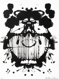 Artwork - Inkblot Face No. 113
