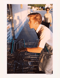Artwork - Supermarket Boy with Carts