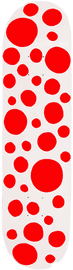Artwork - Big Red Dots (Skateboard)