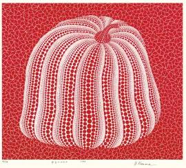 Artwork - Red Colored Pumpkin