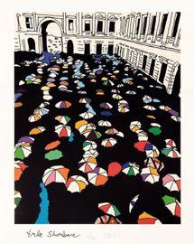 Artwork - Queuing at the RA