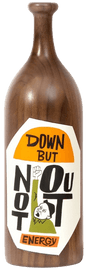 Down But Not Out (Wood Bottle)