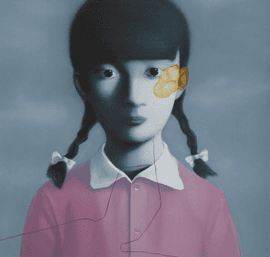 Artwork - Girl in Purple