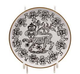 Artwork - Lion Queen Plate