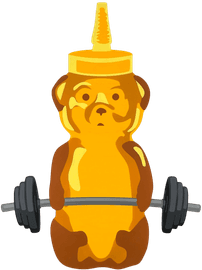 Artwork - Barbell Bear