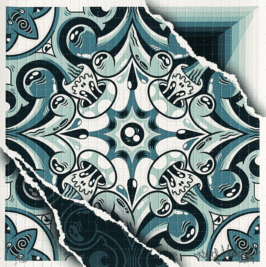 Add Fuel, ‘AZ373 (Green)’, 2021, Print, Archival pigment print on perforated blotter paper., null, Numbered