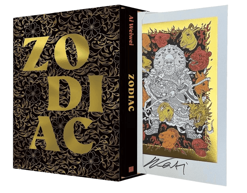 Ai Weiwei, ‘Zodiac (Deluxe Edition with Signed Art Print): A Graphic Memoir’, 2023, Book, Limited-edition art print, signed by Ai Weiwei and stamped with gold foil, null,