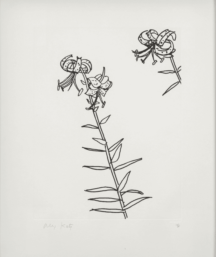 Alex Katz, ‘Edges (Sheet 6)’, 1997, Print, Etching on Rives heavyweight paper, Peter Blum Editions,