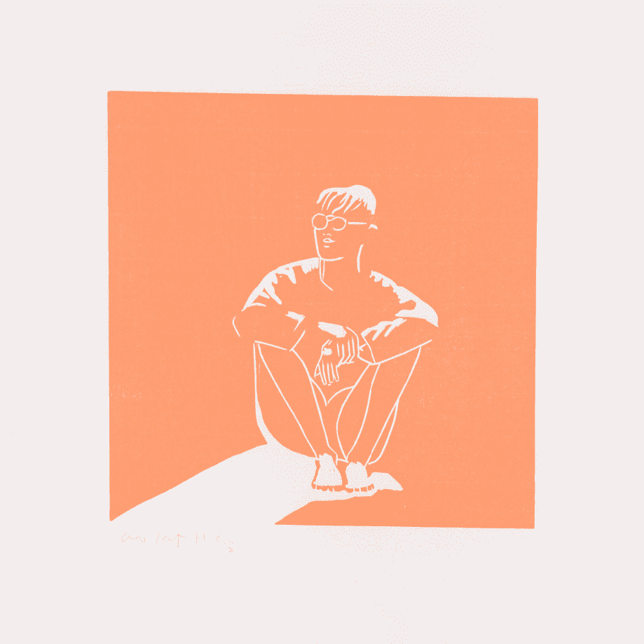 Alex Katz, ‘Jonas’, 1993, Print, Woodcut, Shina (Japanese bass) plywood block handprinted in pink, null, Numbered