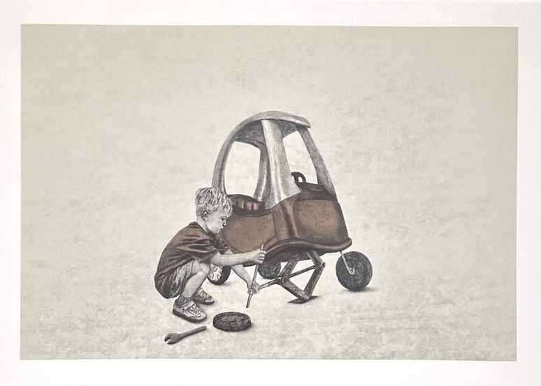 Andrew Scott, ‘The Mechanic’, 2025, Print, Print on paper, Deckled edge , Stowe Gallery,