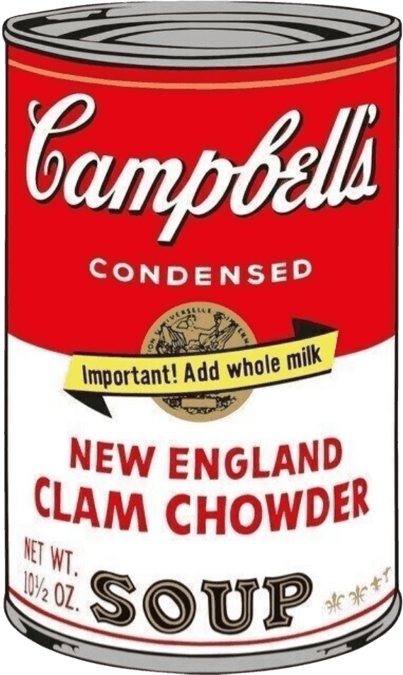 Andy Warhol, ‘Campbell's Soup Cans II New England Clam Chowder (FS II.57)’, 1969, Print, Screenprint on paper, Factory Additions, Numbered