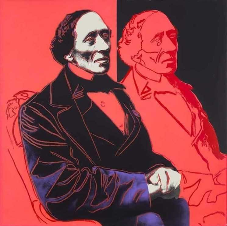 Andy Warhol, ‘Hans Christian Andersen (FS II.394)’, 1987, Print, Screenprint on Lenox Museum Board, Art Expo Danmark, Numbered