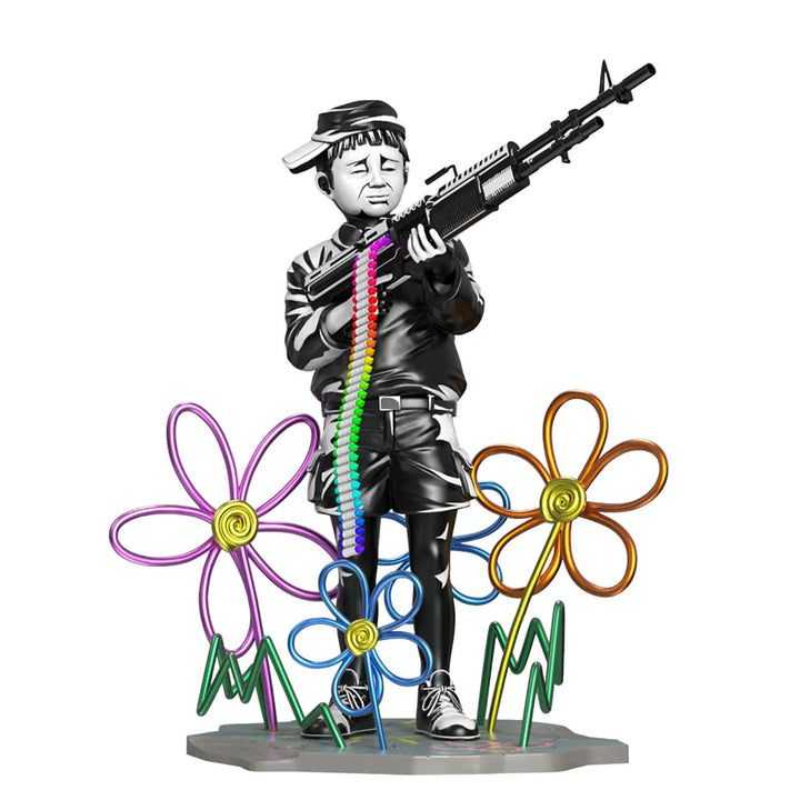 Banksy, ‘Crayon Shooter Polystone Sculpture’, 2020, Sculpture, Collectible polystone sculpture with detachable magnetic base, null,