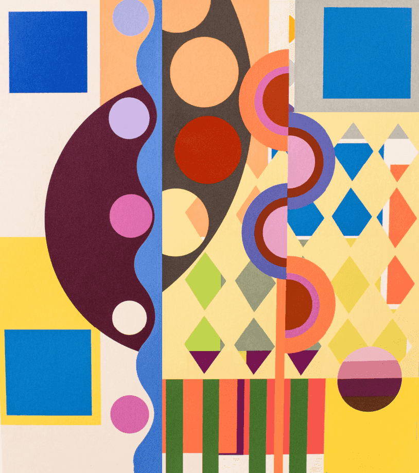 Beatriz Milhazes, ‘Mango and Passion Fruit in Lilac and Violet’, 2018, Print, Silkscreen printed with 34 different colours, Taschen, Numbered