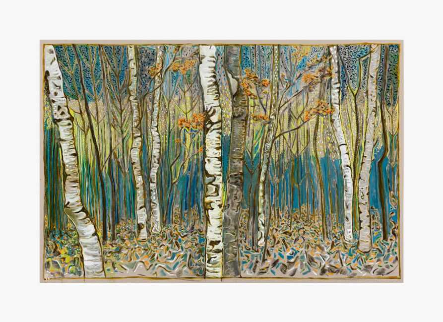 Billy Childish, ‘Birch Wood’, 09-09-2015, Print, Archival reproduction print on heavy matt stock, L-13 Light Industrial Workshop, Numbered