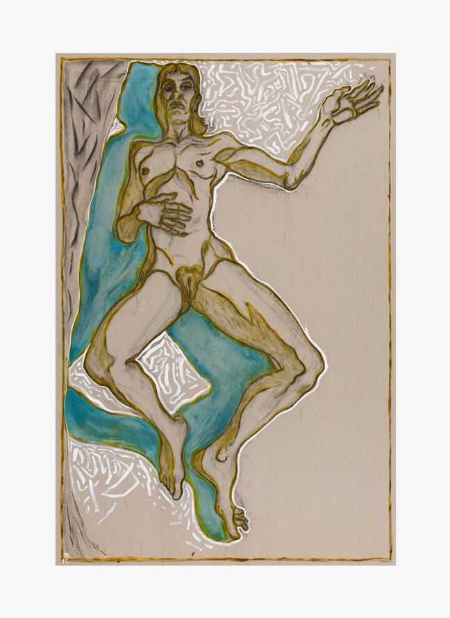 Billy Childish, ‘Juju Reclining 2’, 09-09-2015, Print, Archival reproduction print on heavy matt stock, L-13 Light Industrial Workshop, Numbered