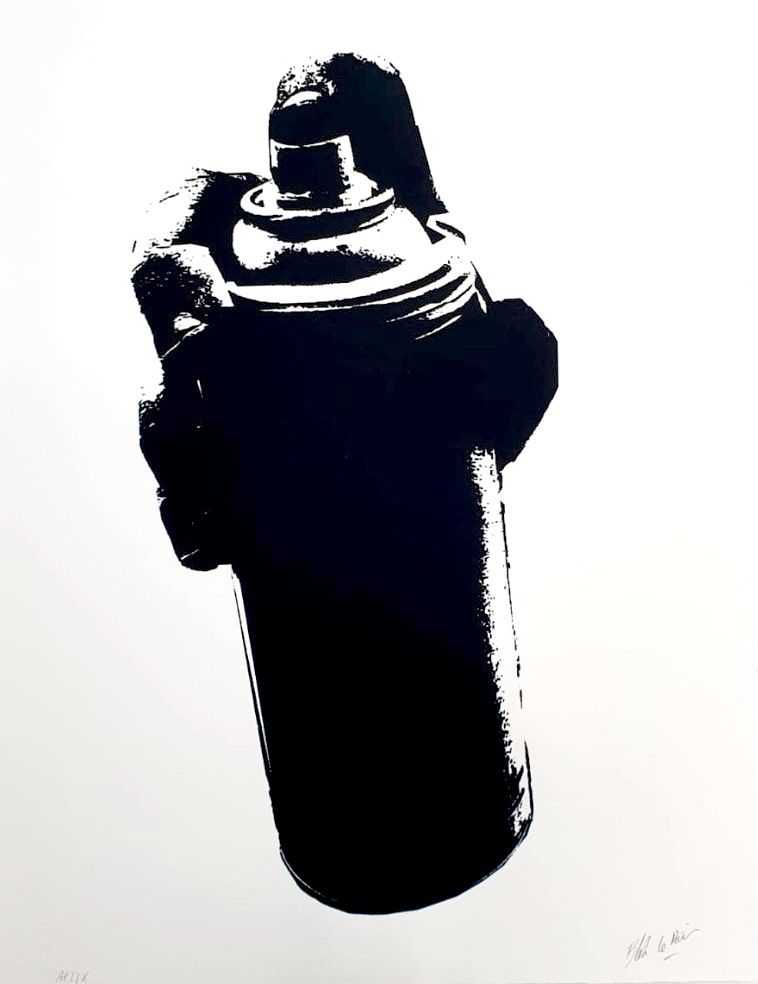 Blek le Rat, ‘Spray Can’, 16-01-2016, Print, Seriagraph on Arches 300g paper with deckled edges, Self-released, Numbered