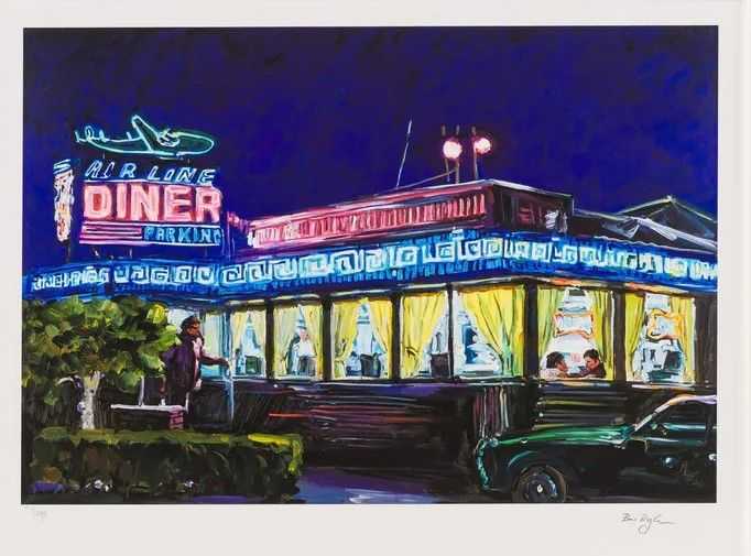 Bob Dylan, ‘Airline Diner’, 2026, Print, Giclée and Fine Art Print, null,