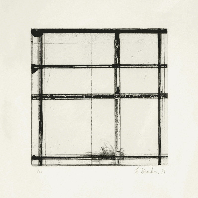 Brice Marden, ‘Tile I’, 1979, Print, Etching with aquatint on Somerset paper, Crown Point Press, Numbered, Dated