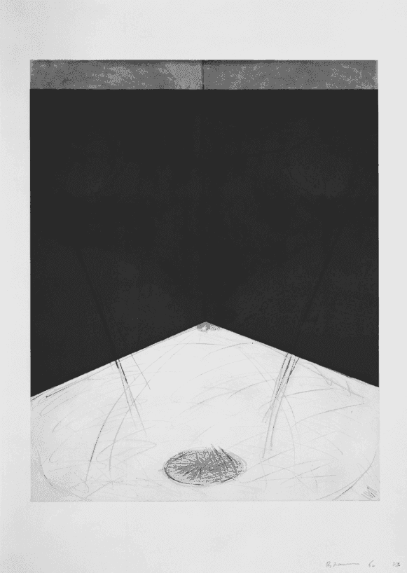 Bruce Nauman, ‘Floor Drain’, 1985, Print, 1-color drypoint and aquatint, Gemini G.E.L. LLC, Numbered, Dated