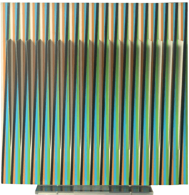 Carlos Cruz-Diez, ‘Cromoestructura M3’, 1984, Sculpture, Chromography on aluminium, null,