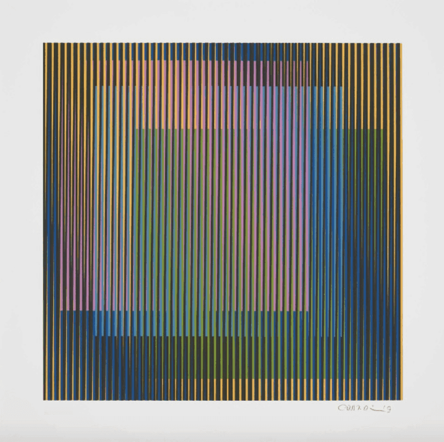 Carlos Cruz-Diez, ‘Induction Chromatique à Double Fréquence III’, 2019, Print, Screenprint in colours, null, Numbered
