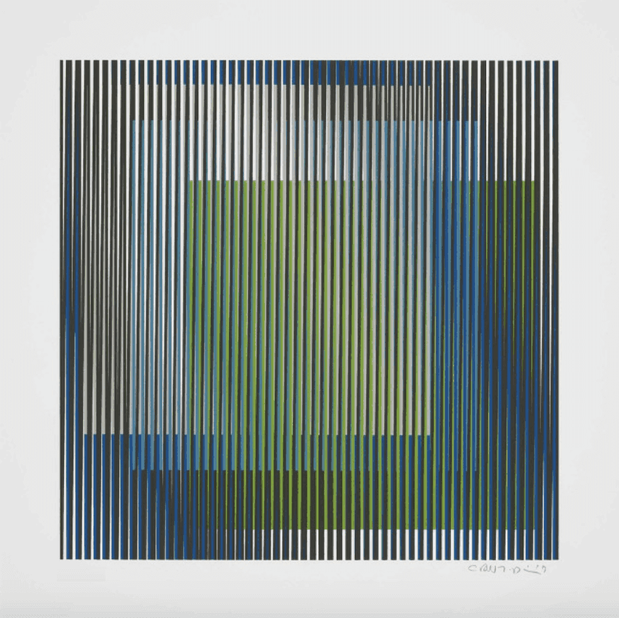 Carlos Cruz-Diez, ‘Induction Chromatique à Double Fréquence II’, 2019, Print, Screenprint in colours, null, Numbered