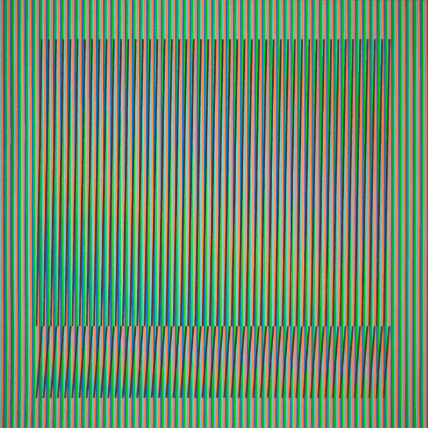 Carlos Cruz-Diez, ‘Induction Chromatique a Double Frequence Orinoco III’, 2018, Print, Lithograph, null,