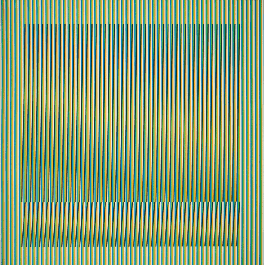 Carlos Cruz-Diez, ‘Induction Chromatique a Double Frequence Orinoco II’, 2018, Print, Lithograph, null,