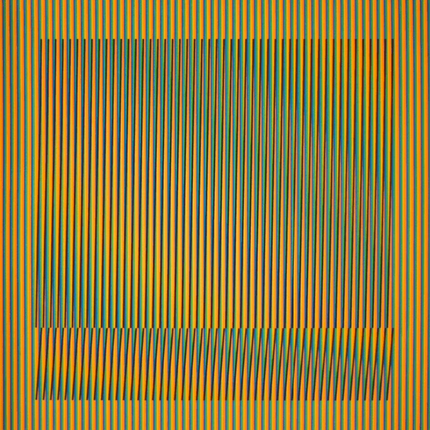 Carlos Cruz-Diez, ‘Induction Chromatique a Double Frequence Orinoco V’, 2018, Print, Lithograph, null,
