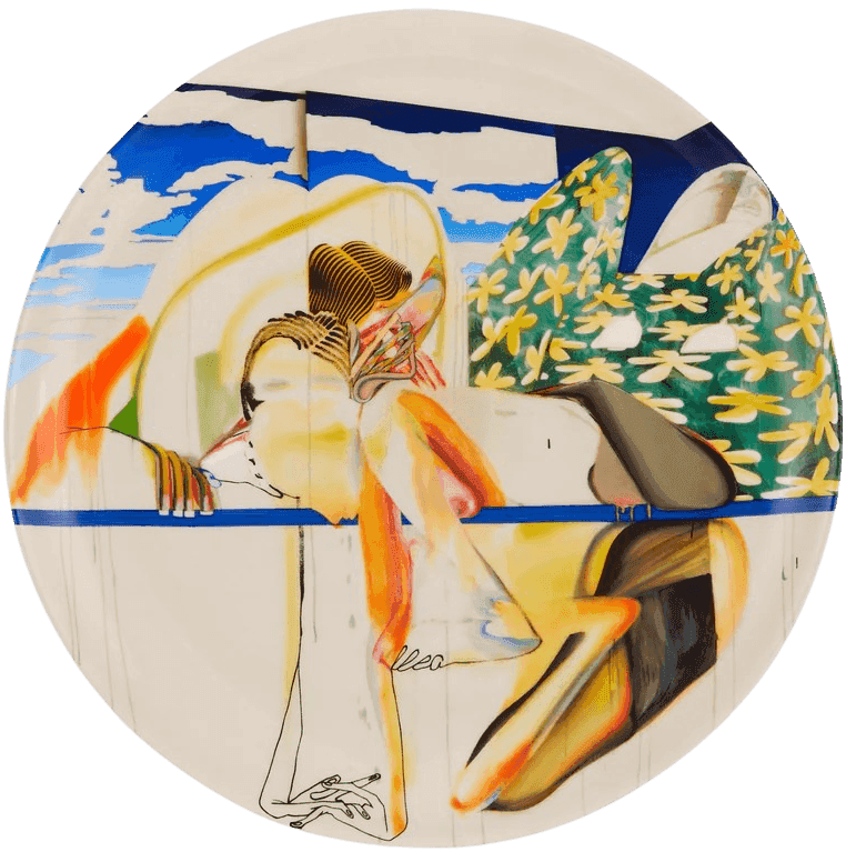 Christina Quarles, ‘Artist Plate Project 2025 (Christina Quarles)’, 2025, Collectible, Fine bone china, Atelier Eighty Eight,