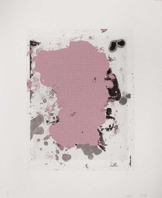 Christopher Wool, ‘Portraits (Red) 6’, 2014, Print, Lithograph on Rives BFK White paper, null, Numbered, Dated