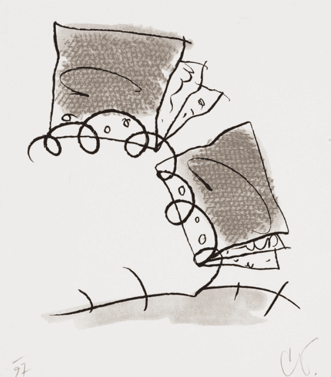 Claes Oldenburg, ‘Notebook Notebook in Half’, 1997, Print, Lithograph on St. Armand Special Etching, Brooke Alexander, Inc., Numbered