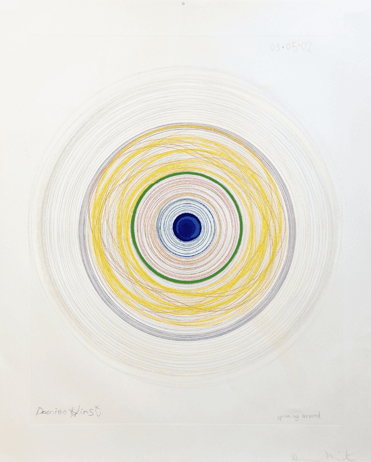 Damien Hirst, ‘Spinning Around’, 2002, Print, Etching in colours on Hahnemühle paper, null,