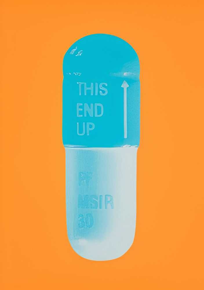 Damien Hirst, ‘The Cure (Atomic Tangerine / Cornflower Blue / Ice Blue)’, 10-08-2014, Print, Screenprint on Somerset Tub Sized 410gsm, Paul Stolper Gallery, Numbered