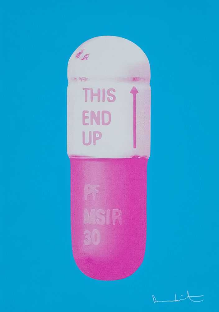 Damien Hirst, ‘The Cure (Vivid Blue / Cloudy Pink / Candy Floss Pink)’, 10-08-2014, Print, Screenprint on Somerset Tub Sized 410gsm, Paul Stolper Gallery, Numbered