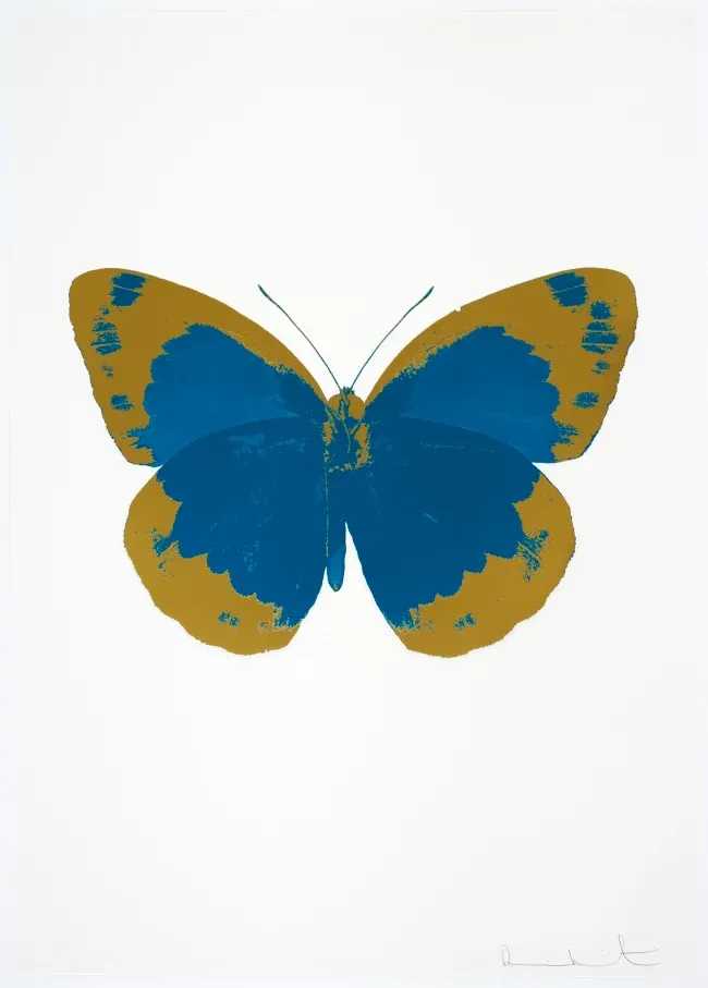 Damien Hirst, ‘The Souls II - Turquoise - Oriental Gold - Blind Impression’, 2010, Print, 2 colour foil block on 300gsm Arches 88 archival paper., Paul Stolper and Other Criteria, Numbered