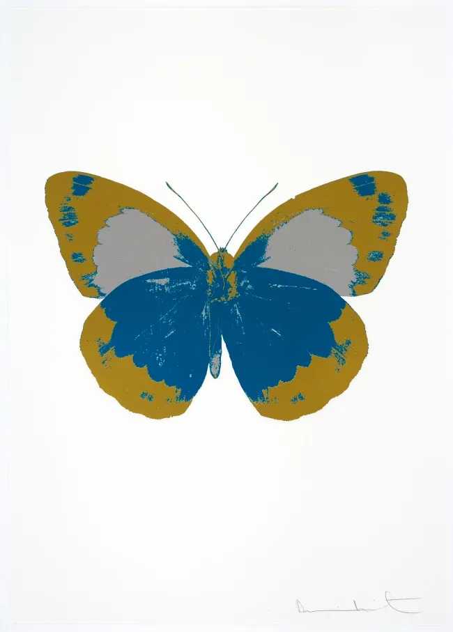 Damien Hirst, ‘The Souls II - Turquoise - Oriental Gold - Silver Gloss’, 2010, Print, 2 colour foil block on 300gsm Arches 88 archival paper., Paul Stolper and Other Criteria, Numbered